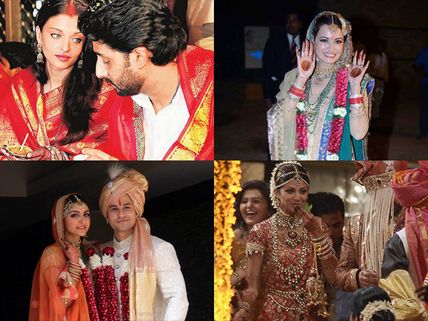 Candid Marriage Pictures Of Bollywood Actresses