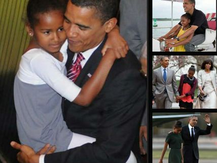 Sasha Obama Turns 14: Her Cutest Pics Which Shows She Is A Daddy's Girl