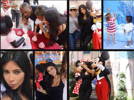 Pregnant Kim Kardashian Shares Pics From Nori's Birthday At Disneyland