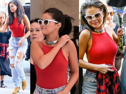 Selena Gomez Goes Braless For Radio Interview