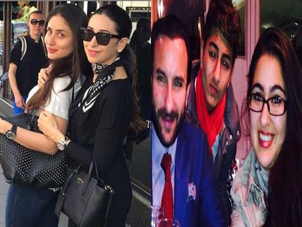 Pictures: Kareena, Saif, Ibrahim, Sara, Karisma Holidaying In London