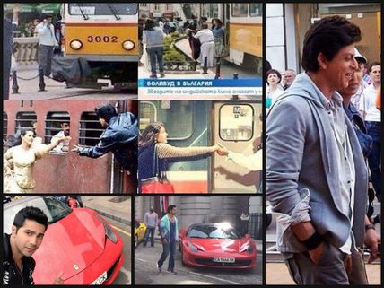 Dilwale: Shahrukh-Kajol Shoot Train Scene, Varun Shares Song Shooting Pics