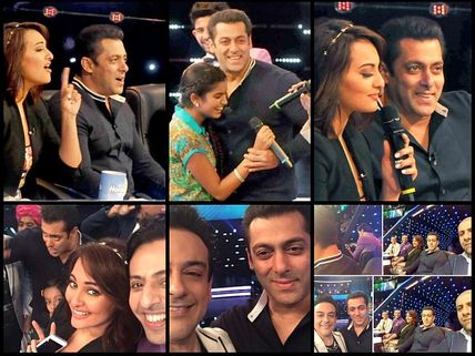 Indian Idol Junior: Salman Khan Promotes Bhajrangi Bhaijaan! [PHOTOS]