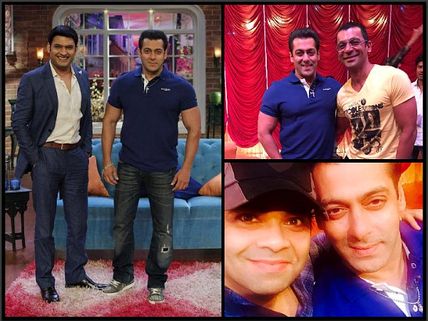 Salman Khan On Kapil Sharma's Comedy Nights For Round 2! [PHOTOS]
