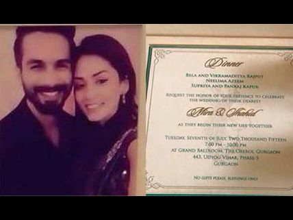When Shahid Kapoor Told, Mira Rajput’s Name Should Be Above His Name On The Wedding Cards