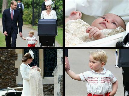 PICS: Kate Middleton & Prince William's Daughter Princess Charlotte's Christening