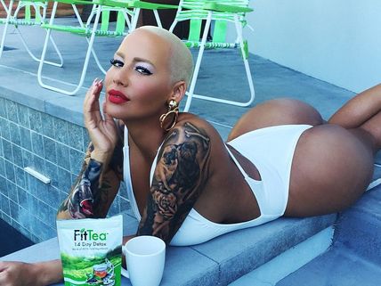 Amber Rose Leaves Little To Imagination In Bootylicious Swimsuit Pics