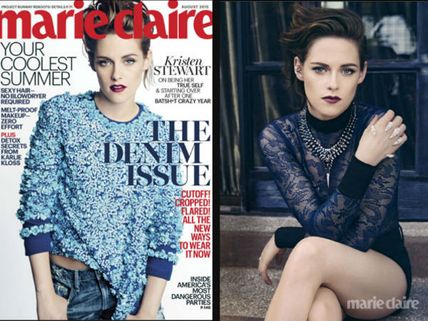 Kristen Stewart Is Marie Claire's August Cover Girl, Talks Hair, Starting Over & More