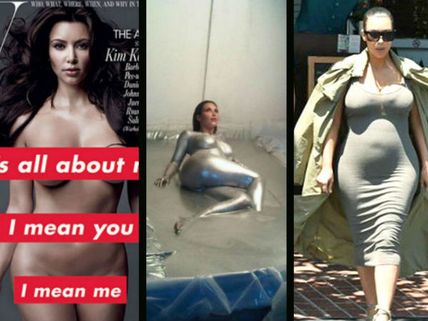 Kim Kardashian Shares W Mag Pic #TBT, Flaunts Baby Bump Later