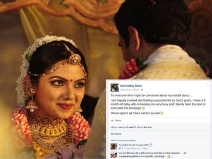 I'm Leading A Peaceful Life: Samvritha Sunil