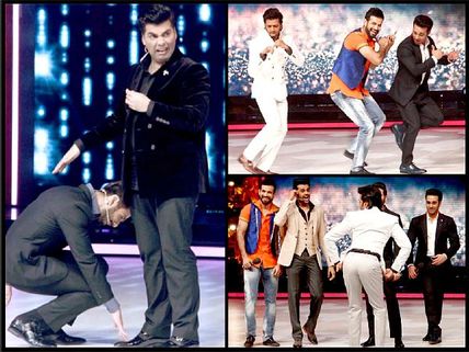 See Photos: Shahid Kapoor Touched Karan Johar's Feet On Jhalak Dikhhla Jaa 8! 