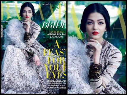 Pics Of Evergreen Aishwarya Rai Bachchan As The Royal Bride For Harper's Bazaar 
