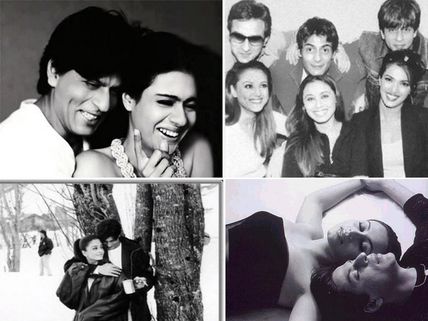 Unseen Flashback Pictures Of  Shahrukh Khan With Aishwarya, Kajol & Priyanka
