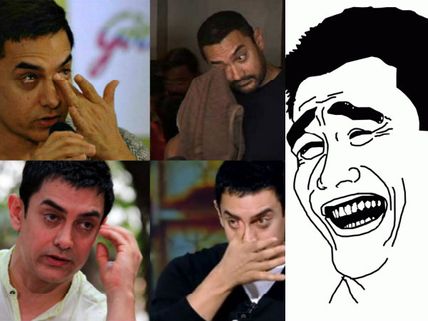Must Read Hilarious Tweets! Aamir Khan Trolled On Twitter For Crying!  