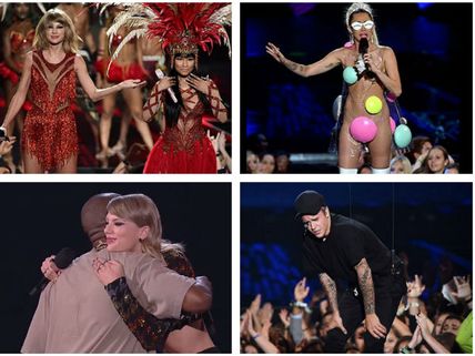 MTV VMAs 2015 Best Moments: Miley, Justin, Taylor Swift and more...