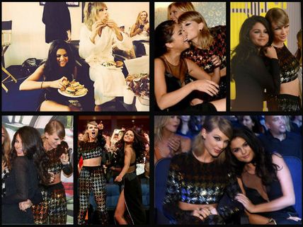 Selena Gomez and Taylor Swift's Unseen Pics From VMAs 2015