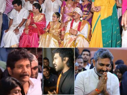 Tollywood Celebs At Kannada Actor Shiva Raj Kumar's Daughter Wedding Celebrations