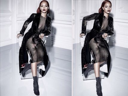 Bold & Sassy Rihanna Goes Sheer For Dior's New Shoot