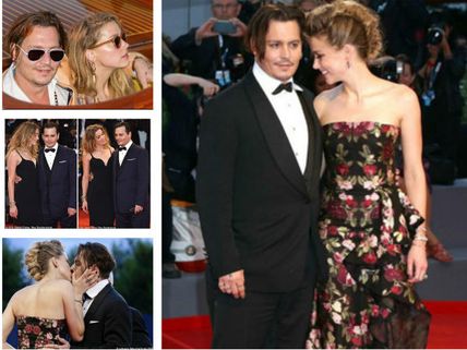 PICS: Johnny Depp & Amber Heard's PDA At Venice Film Festival 2015