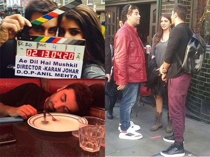 Leaked Pics:  Ranbir Kapoor & Anushka Sharma Shoots For Ae Dil Hai Mushkil In London