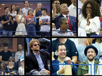 US Open 2015 Celebrity Sightings: Donald Trump, Kim, Bradley, Justin Timberlake & More