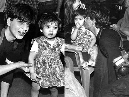 Flashback Pictures: Shahrukh Khan Kissing His Little Baby Suhana Khan
