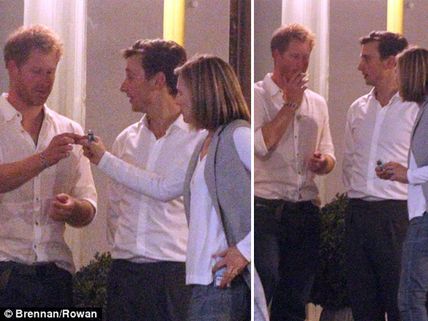 Prince Harry Still Can't Quit Smoking, Snapped Taking Drags On His Birthday Bash