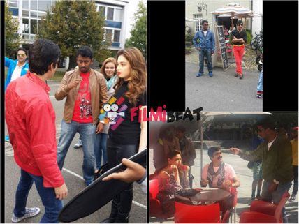 Director-Choreographer Harsha On The Sets Of 'Bengal Tiger'