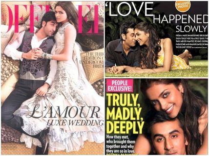 Hottest Magazine Covers Featuring Ranbir Kapoor With Deepika Padukone