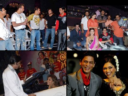 Flashback Pictures: Shahrukh Khan, Gauri And Deepika Padukone On The Sets Of Om Shanti Om