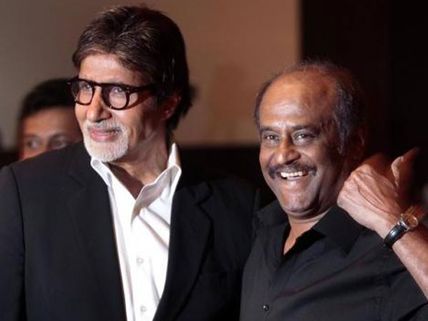 WOW! Rajinikanth Shocked Onlookers By Touching Amitabh Bachchan's Feet