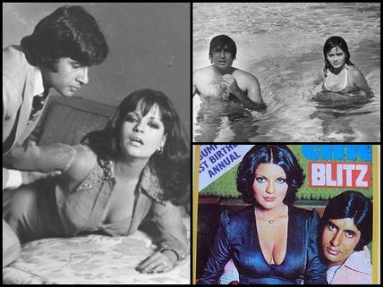 B'Day Spl: Vintage Pics Of Amitabh Bachchan With Bikini Clad Zeenat Aman In Pool