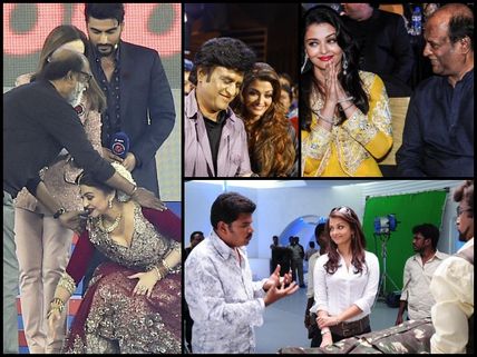 Rare-Unseen Pictures Of Rajinikanth With Aishwarya Rai Bachchan