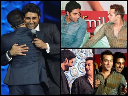 Rare Unseen Pics Of Salman Khan And Abhishek Bachchan Bonding