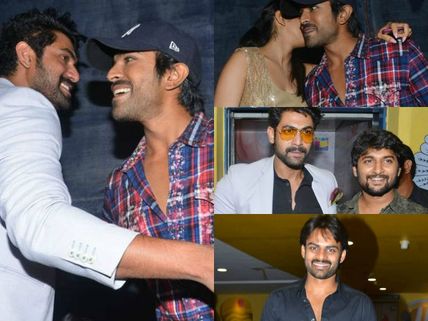 Celebrities At Ram Charan's Bruce Lee Premiere Show 