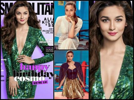 Alia Bhatt Goes Bold, Bares Cleavage On Cosmopolitan Cover: Pics