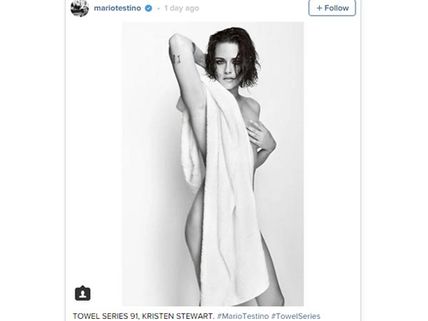 Kristen Stewart's All Skin Photo shoot With Mario, Goes Nearly Bare