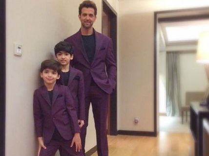 10 Adorable Pics Of Hrithik Roshan With His Children