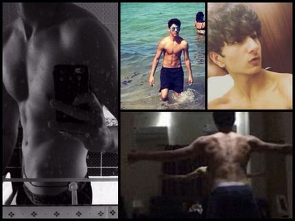 Unseen Shirtless Pics Of Shahrukh Khan's Son Aryan And Saif's Son Ibrahim