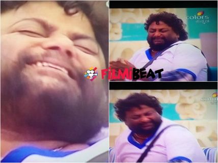 First Time Caught On Camera: Smiling Huccha Venkat In #BB3