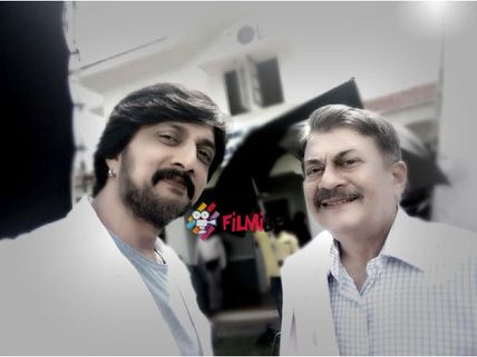 PIC MOMENT: Sudeep Teams Up With Ananth Nag For OLX Ad 