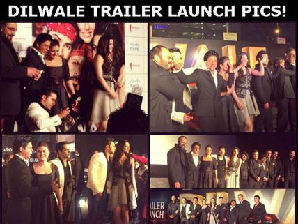 PICS! Shahrukh Having Fun At The Dilwale Trailer Launch Event, Shares Funny Incident Of AbRam! 