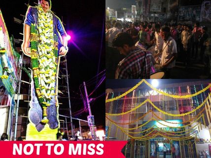 IN PICS: Akhil Release Hungama & Fans Celebrations