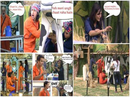 Bigg Boss 9 Dairy Task: Rishabh- Kanwaljeet Play Dirty With Priya; Mandana Hurt; Rimi Performs Task!