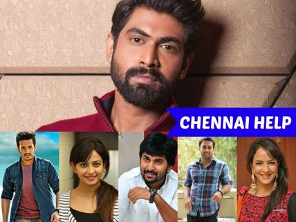 Rana Daggubati Initiates #ManaMadrasKosam Along With Other Tollywood Actors For Rain Hit Chennai