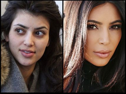 LOOK! With & Without Make-up Pictures Of The Kardashians