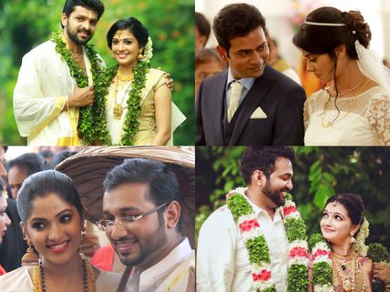 Malayalam Cinema 2015: Celebrity Weddings Of The Year