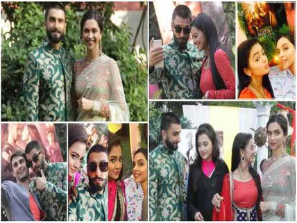 Candid Pictures: Bajirao Mastani’s Ranveer Singh-Deepika Padukone & ‘Swaragini’s Helly Shah-Tejaswi