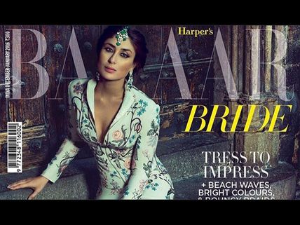 The Hot Kareena Kapoor Braces The Cover Page Of Bazaar Magazine
