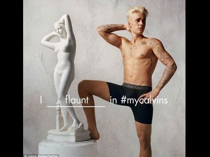 Justin Bieber & Kendall Strip Down To Their Underwear For An Ad Campaign! 